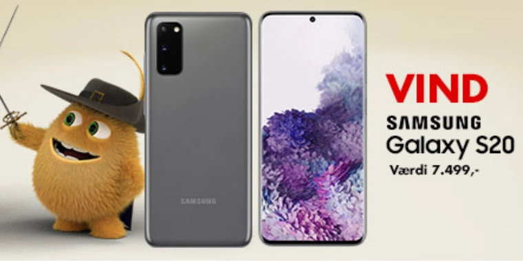 Mangler du en ny telefon? Så kan du vinde en Samsung Galaxy S20