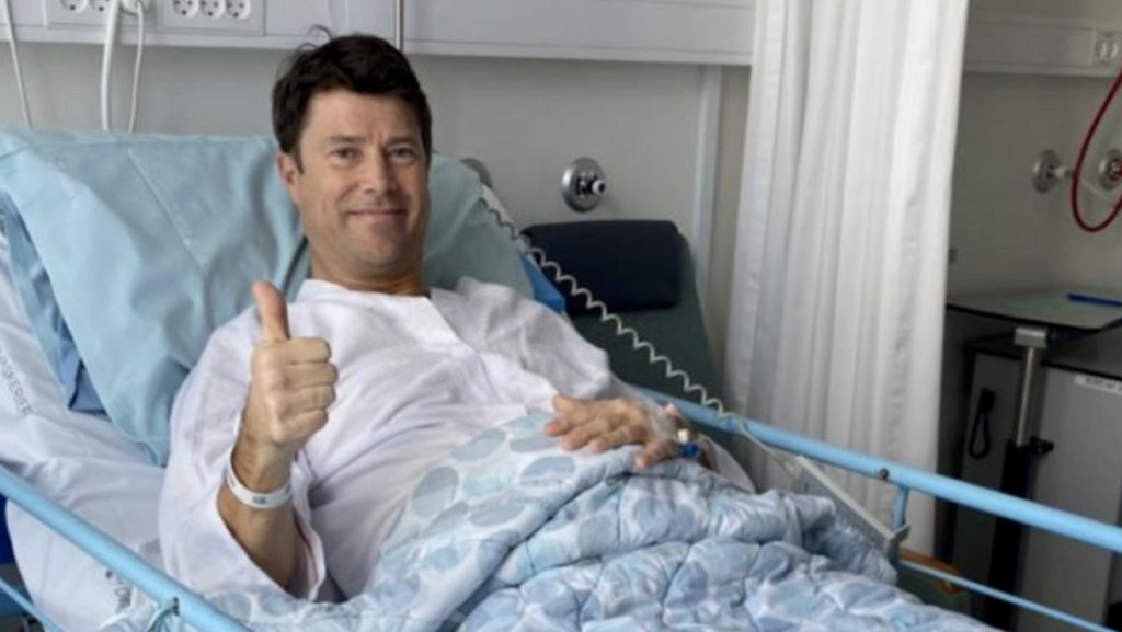 Brian Laudrup opereret: Deler billede fra hospitalssengen