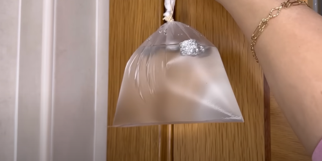 Hun hænger en pose med vand og sølvpapir op i køkkenet: Når du ser hvorfor, vil du gøre det samme