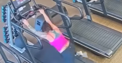 Ung kvinde var pludselig halvnøgen i fitnesscentret: Løbebåndet får skylden