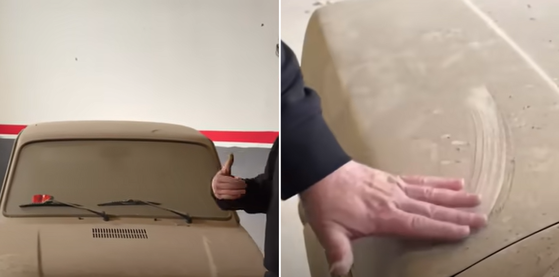 SEAT 600 blev efterladt i garage i 30 år: Vent til du ser, hvordan den ser ud under støvet