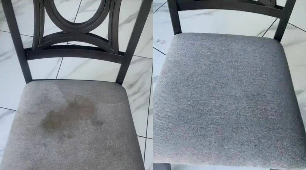 Det perfekte trick til at fjerne pletter fra polstring af sofaer, stole og lænestole: Kræver kun tre ingredienser