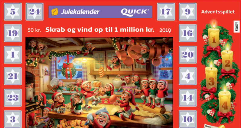 Danske Spil med overraskende melding om den røde juleskrabekalender: 4 ud af 5 danskere vil gøre det