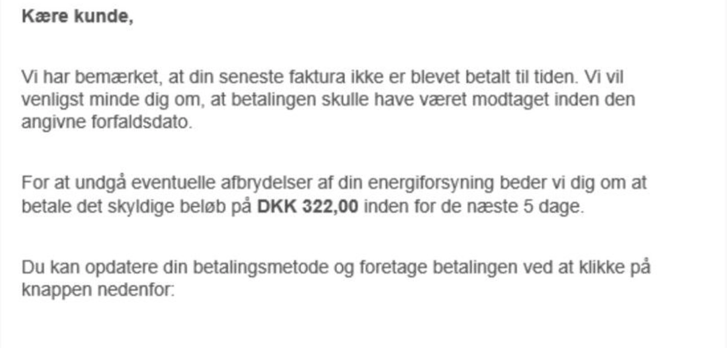 Mange danskere modtager samme besked: ‘322 kroner skal betales inden for 5 dage’