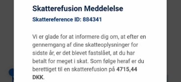 Mange modtager besked om udbetaling fra Skat – men pas godt på