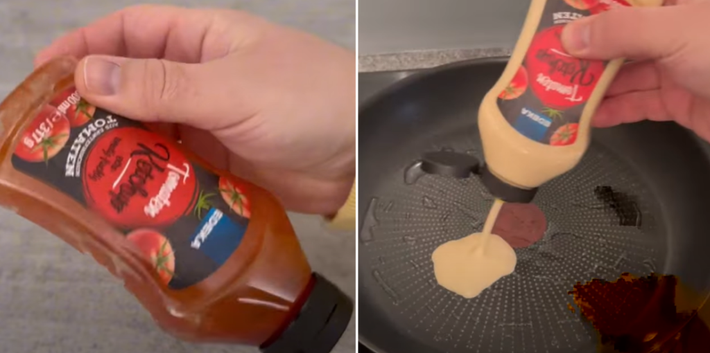 Smid ikke den tomme ketchupflaske ud: Her er dens geniale funktion