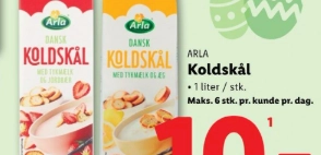 Supermarkedskæde har fået påskepip: Sælger koldskål fra Arla til 10 kroner