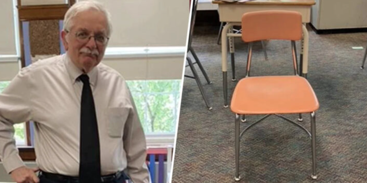 Læreren Dan har haft en tom stol i klasseværelset i 50 år: Årsagen er dybt rørende