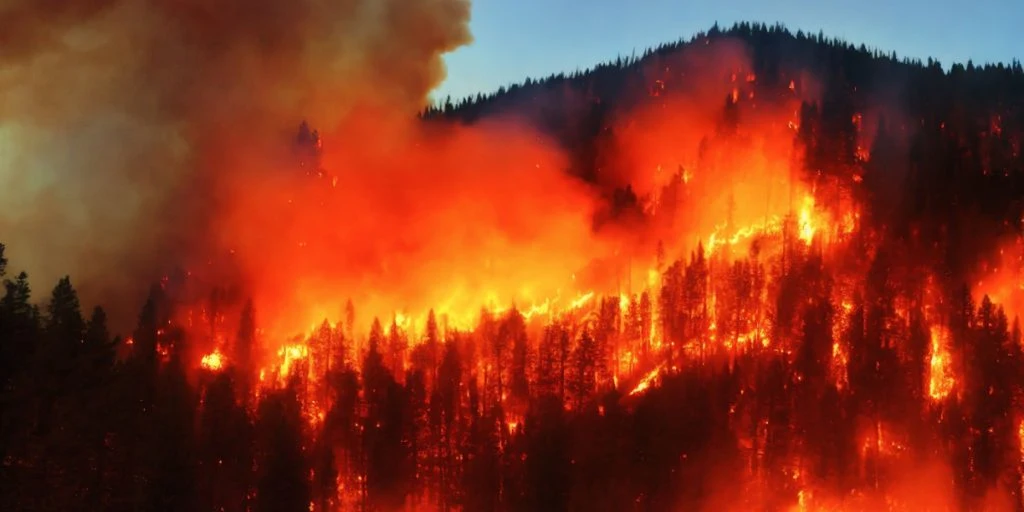 Dansker-ferieparadis evakueret: Står i flammer