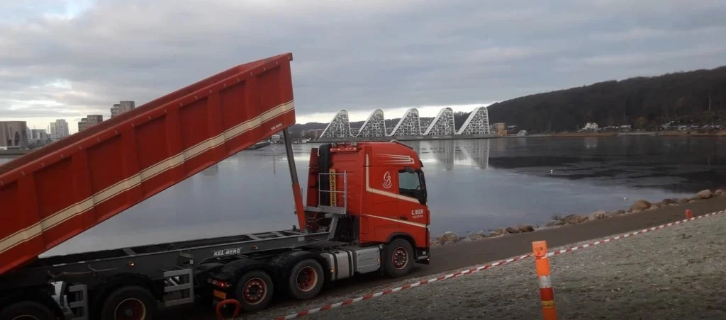 Om fire dage har Vejle fået en ny sandstrand