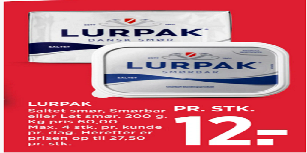 Ugens billigste Lurpak