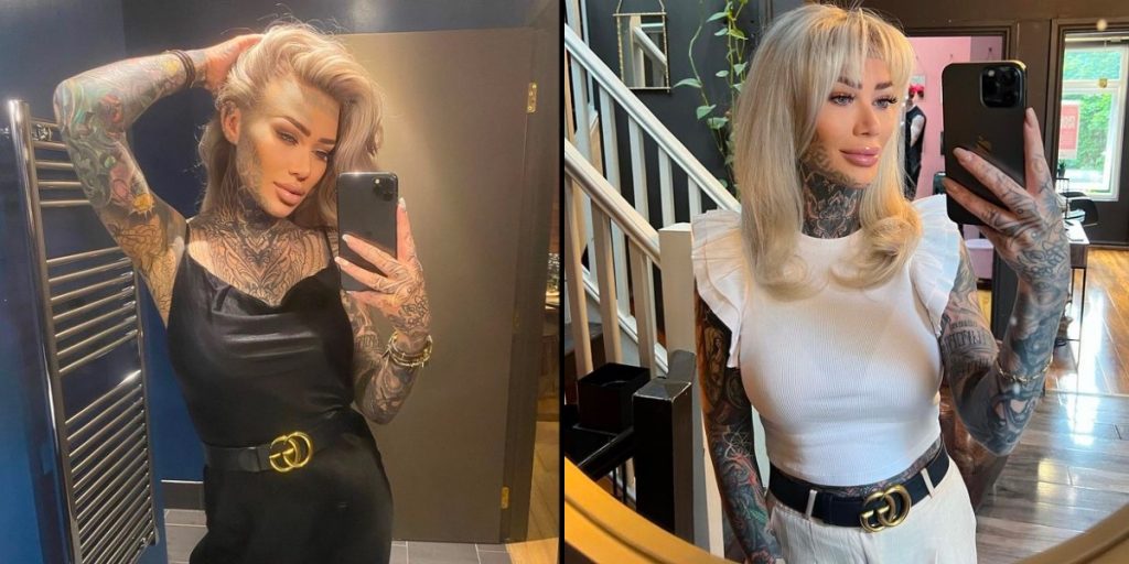 Hun er landets mest tatoverede kvinde – men ét sted vil hun ikke tatoveres