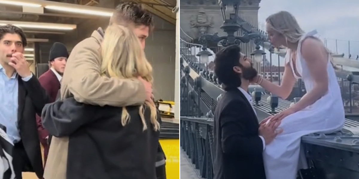 Kvinde finder gammel video med ’tilfældig fyr’ i baggrunden: Men så ser hun, hvem det er