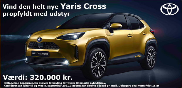 Nu kan du vinde den helt nye Yaris Cross