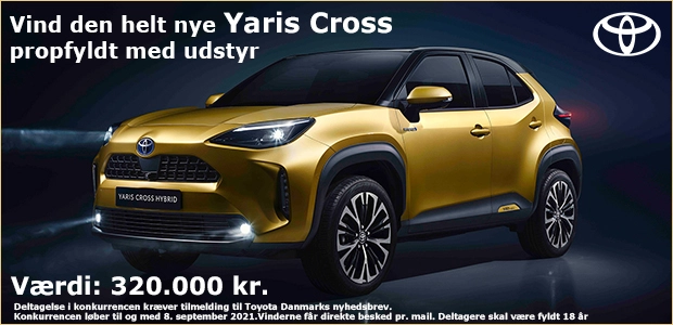 Ny Yaris Cross? Nu kan den blive din helt gratis