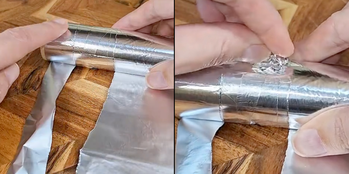 Bedstemor deler ‘det bedste tip’ til at redde klistrende stanniol – det er ‘århundredets hack’
