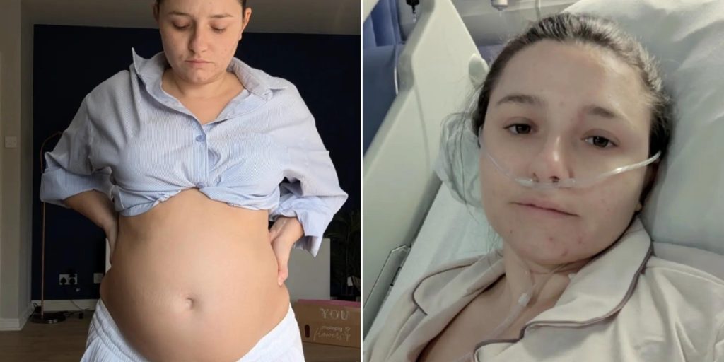 Det lignede, at hun var gravid i 9. måned: Sandheden var langt mere skræmmende