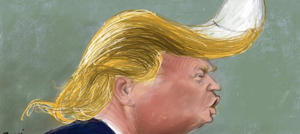 Satiretegninger af Donald Trump rykker ind på Vejle Kunstmuseum