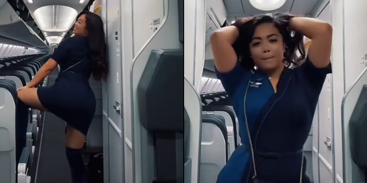 Stewardesse optog video på fly som tidsfordriv: Endte med at koste hende jobbet