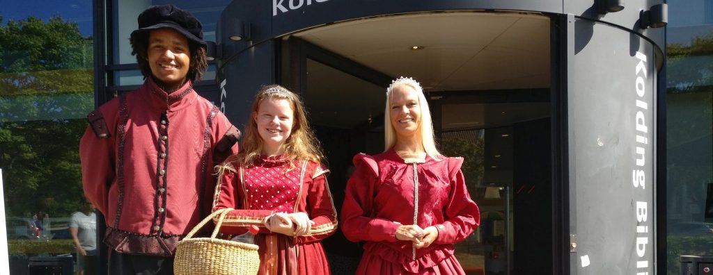 Udklædte turistguides møder igen i år turister og lokale i Kolding