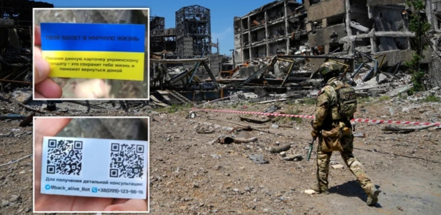 Ukraine giver nu flygtende russere hemmelige overgivelseskort