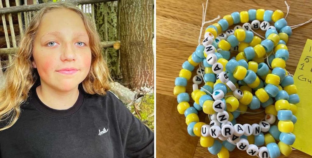 13-årige Agnes nægtede at stå og se på: “Det er vigtigt at hjælpe”
