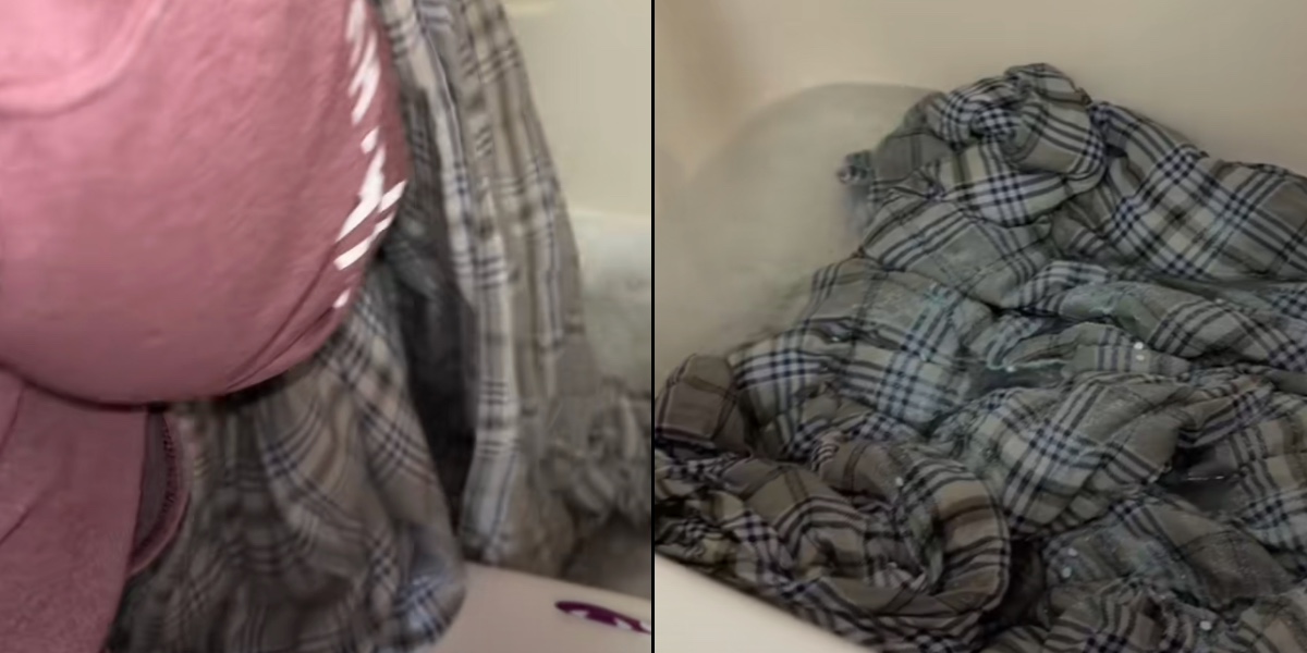 Kvinde vasker sit tæppe for første gang i 6 år: Hun får et chok, da hun ser resultatet