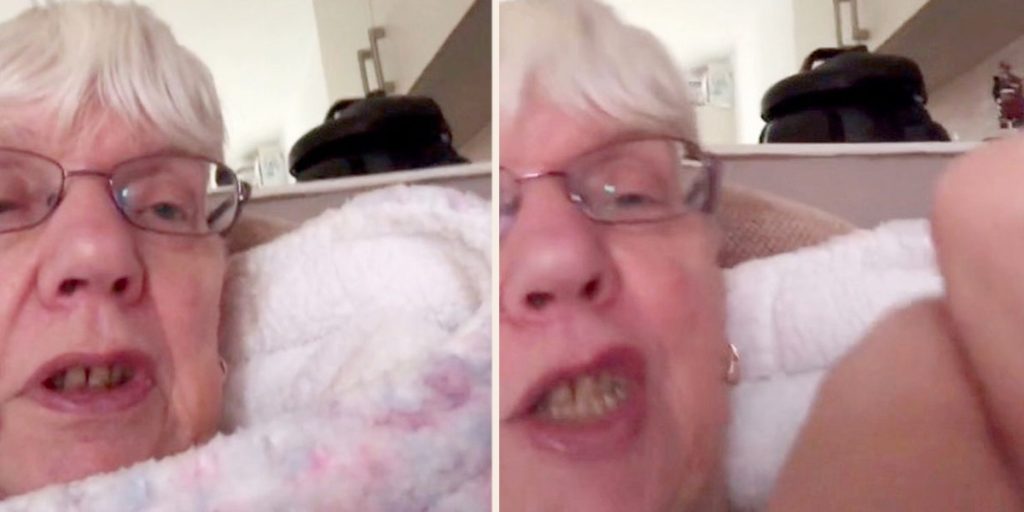 Bedstemor går live på Facebook ved en fejl: Nu går videoen verden rundt