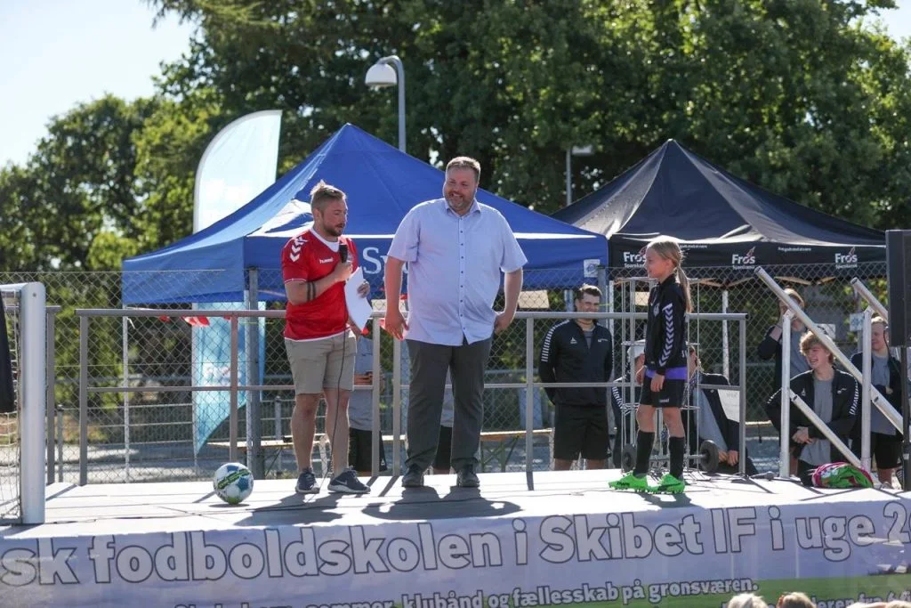 Viceborgmesteren plaffet ned i Skibet: Fodboldskolen var en succes