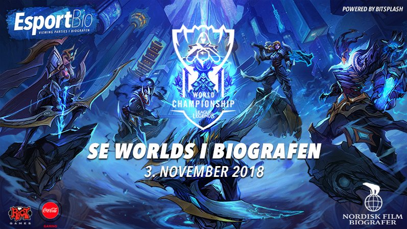 Tag i biografen og se Worlds 2018 finalen