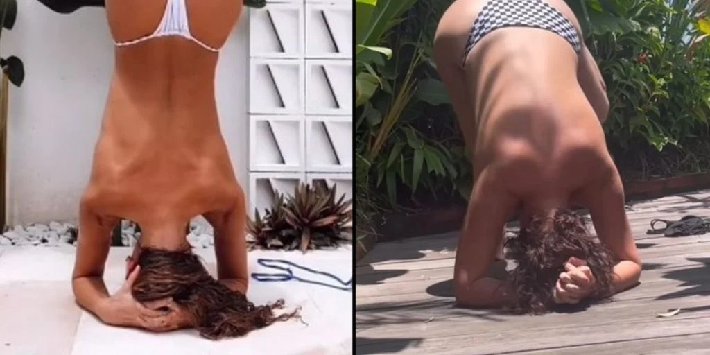 Kvinde parodierede topløs yoga-video: Det gik slet ikke som planlagt