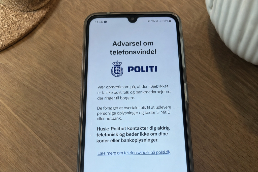 Svindelnummer fortsætter med at brede sig: Politiet advarer mod “Thomas fra politiet”